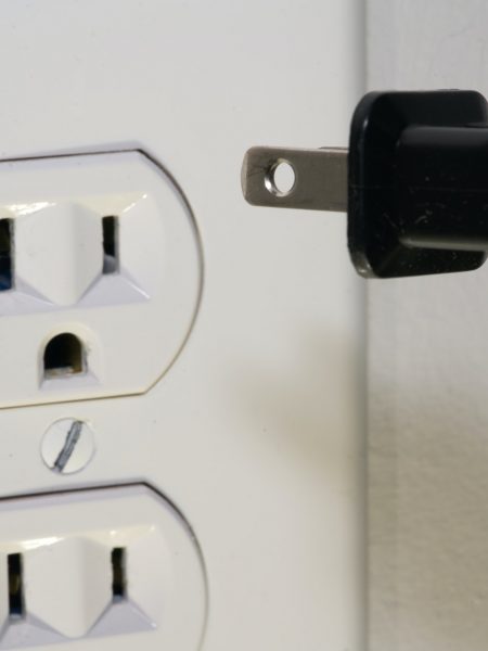 electrical outlet and plug